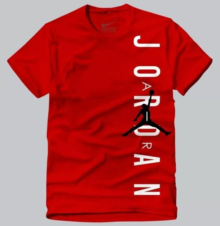 T-shirt homme Jordan noir/rouge