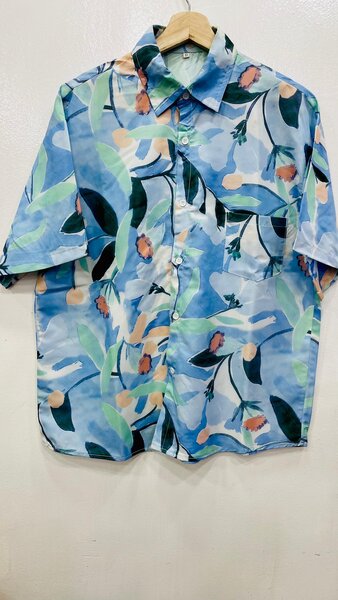 Chemise Florale à Manches Courtes