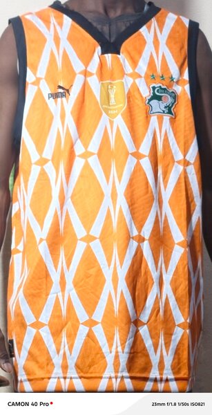 Maillot de Football Puma Orange