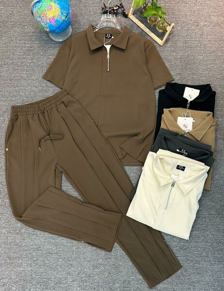 Tenue décontractée unisexe zip