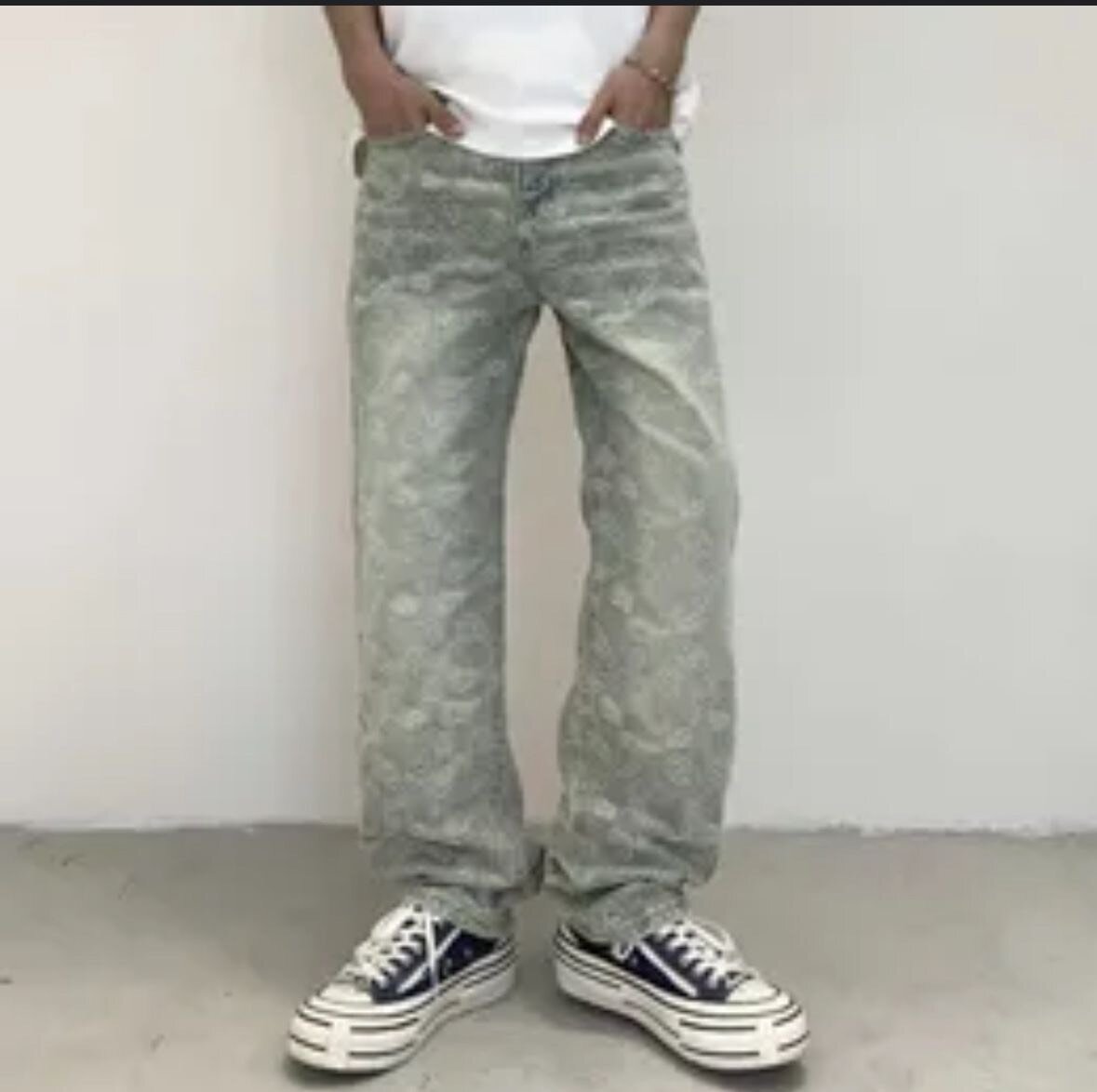Jean baggy streetwear homme
