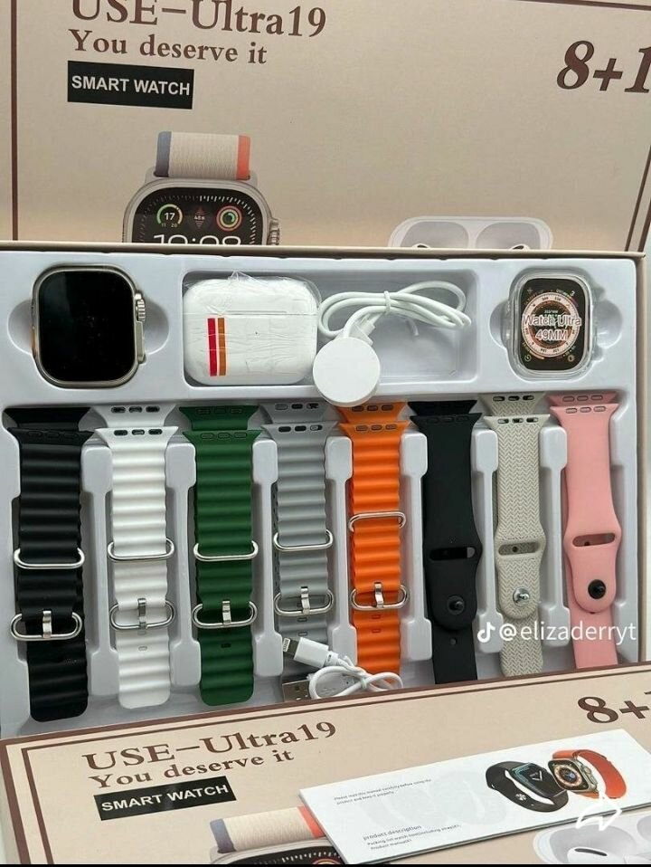 Montre connectée Ultra19 avec bracelets