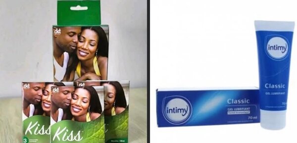 Lubrifiant +4 préservatifs