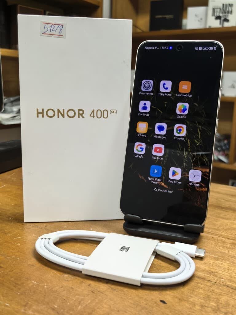 Smartphone HONOR 400 5G élégant