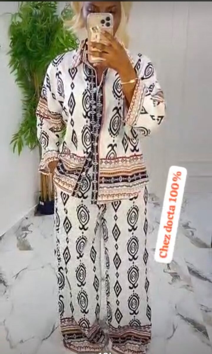 Ensemble ethnique chic femme
