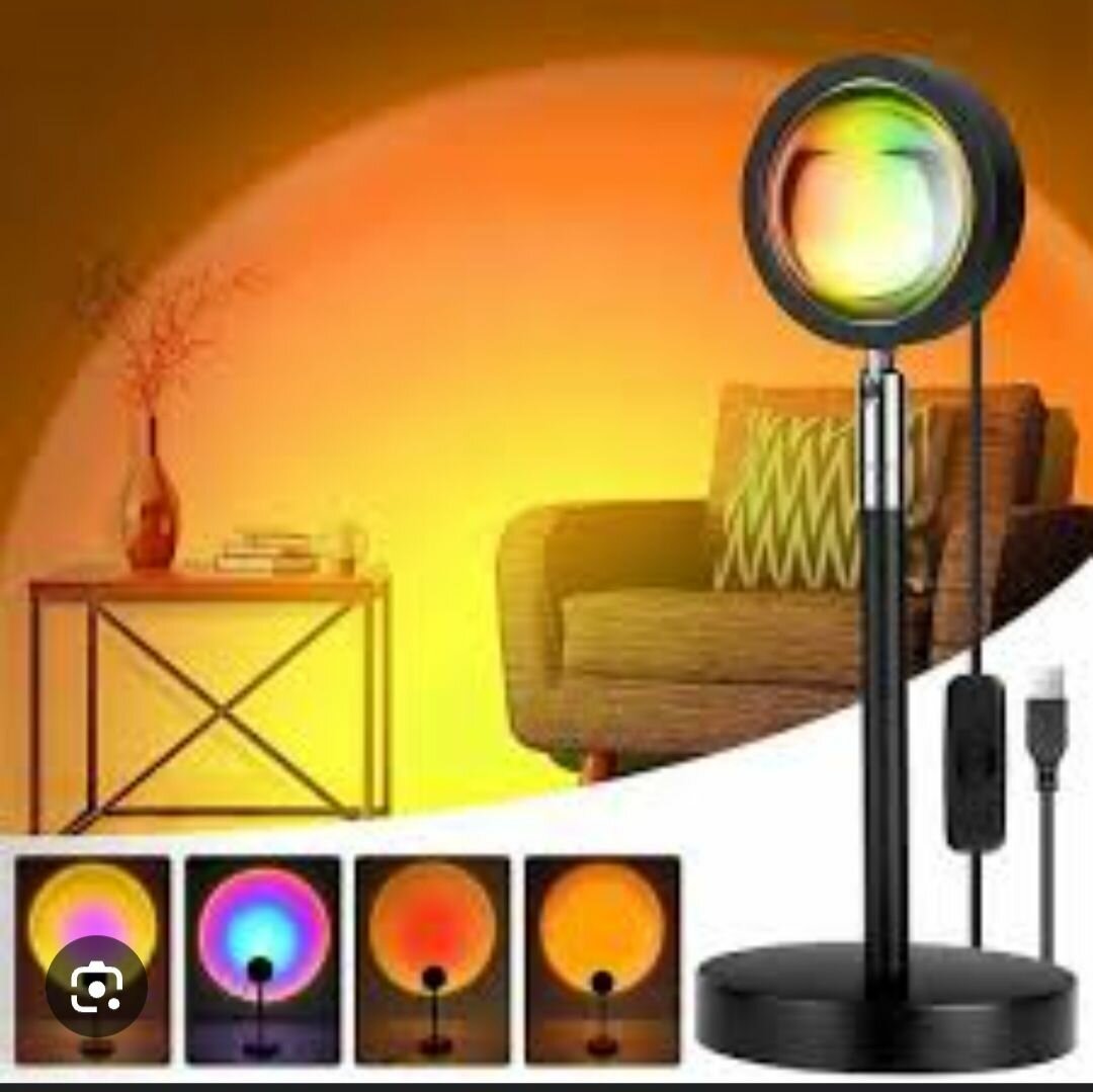 Lampe projecteur LED Arc-en-ciel
