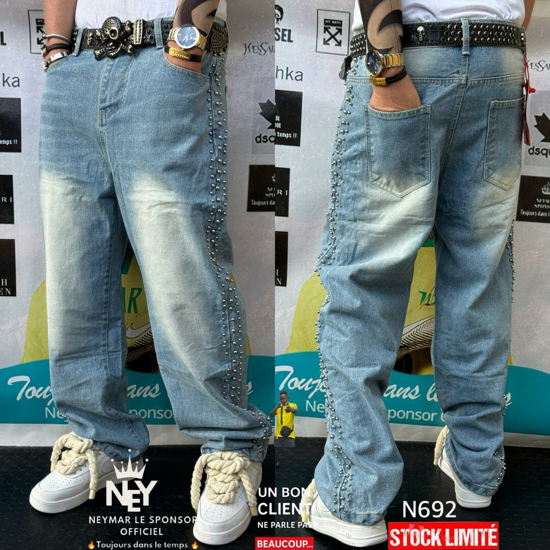 Jean baggy tendance homme