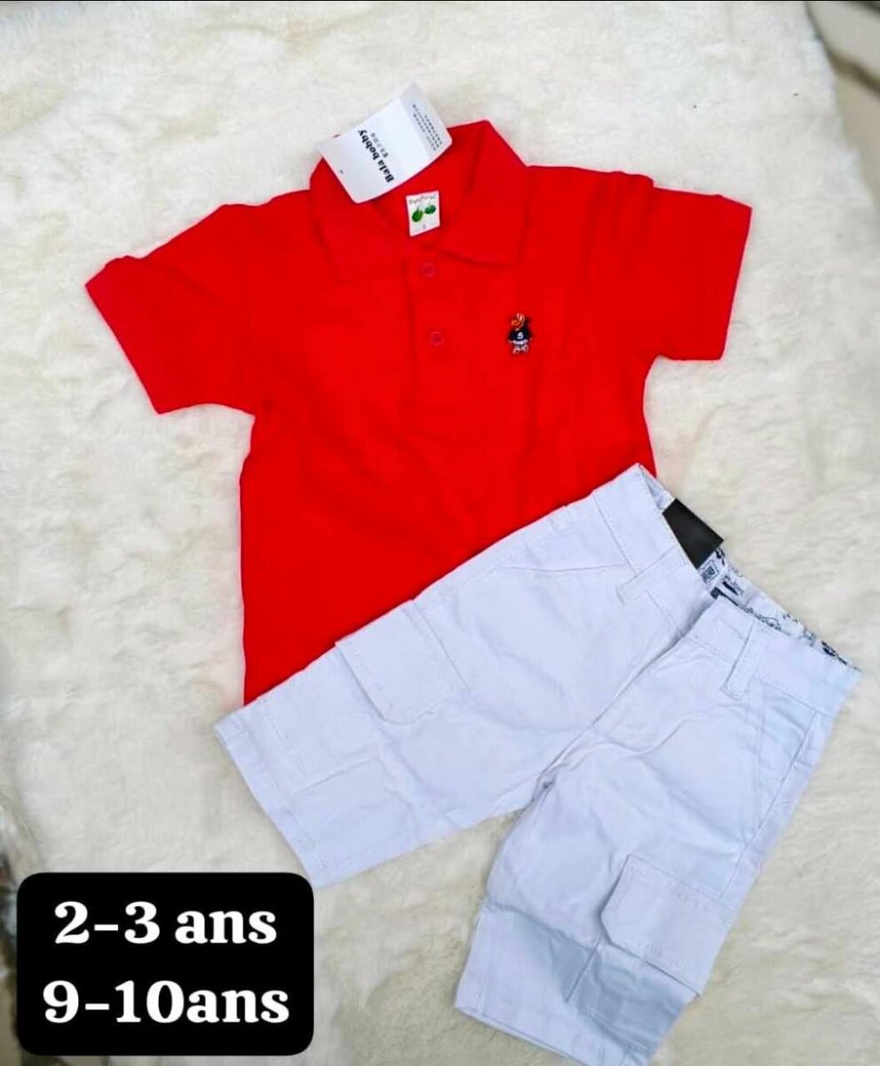 Ensemble T-shirt et Short Enfant