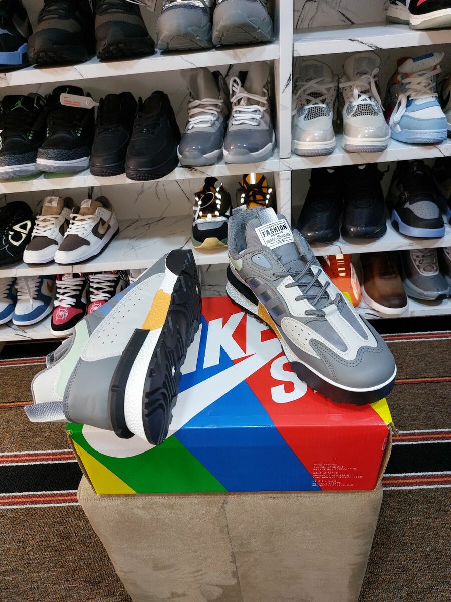 MP Gray sports footwear