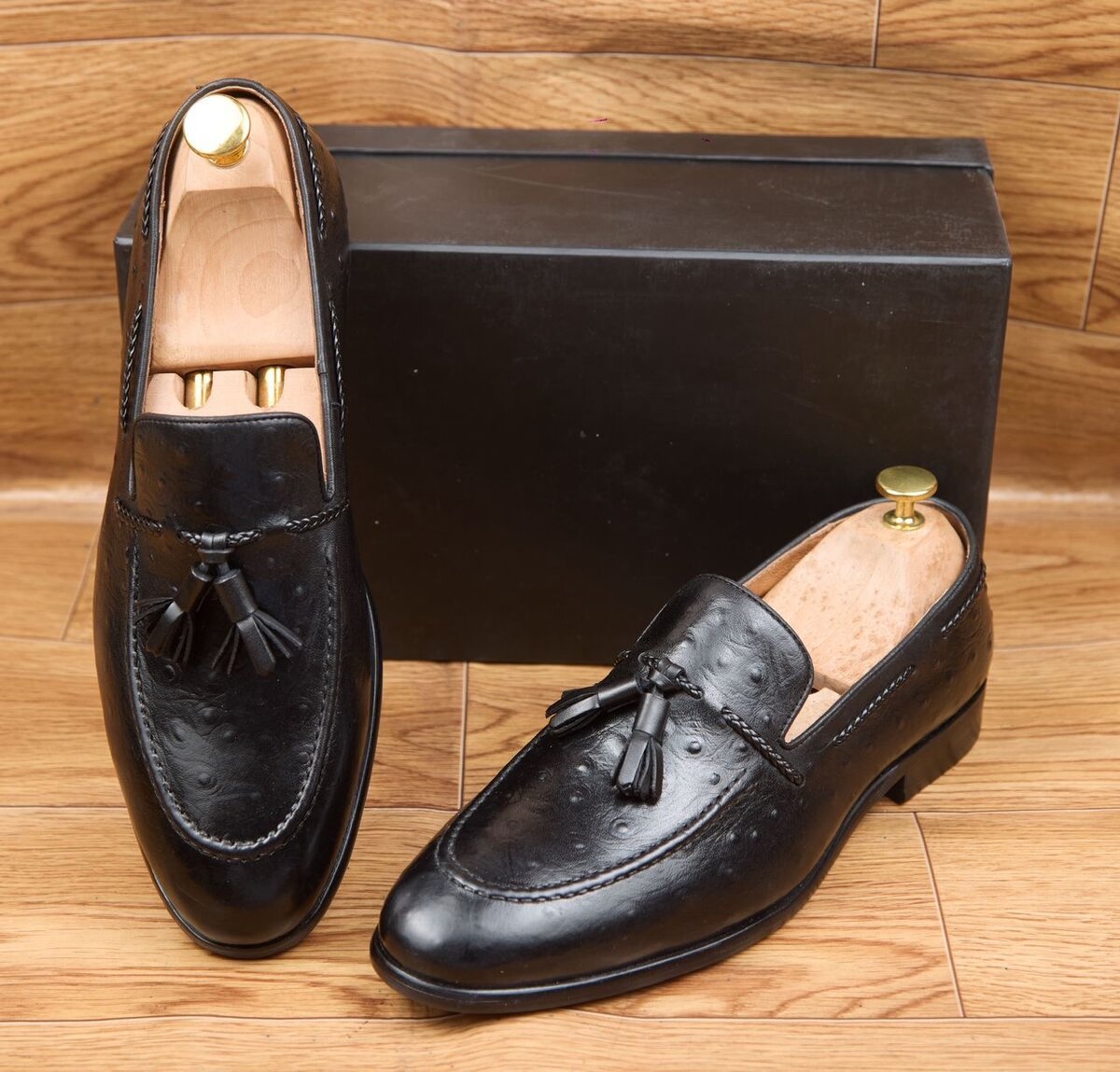 Mocassins en cuir élégants