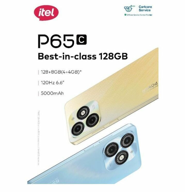 itel P65C Smartphone 128GB