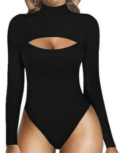 Body noir avec découpe