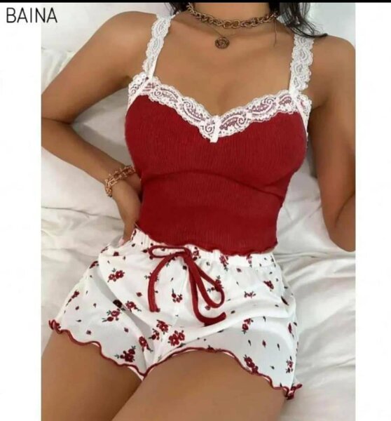 Ensemble Pyjama Femme Dentelle