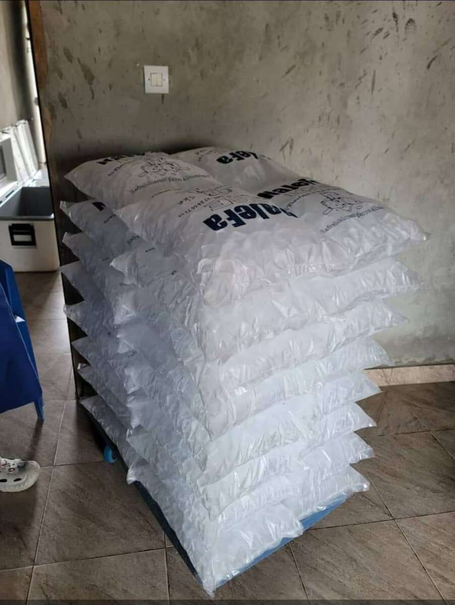 Glace en sachets pratique