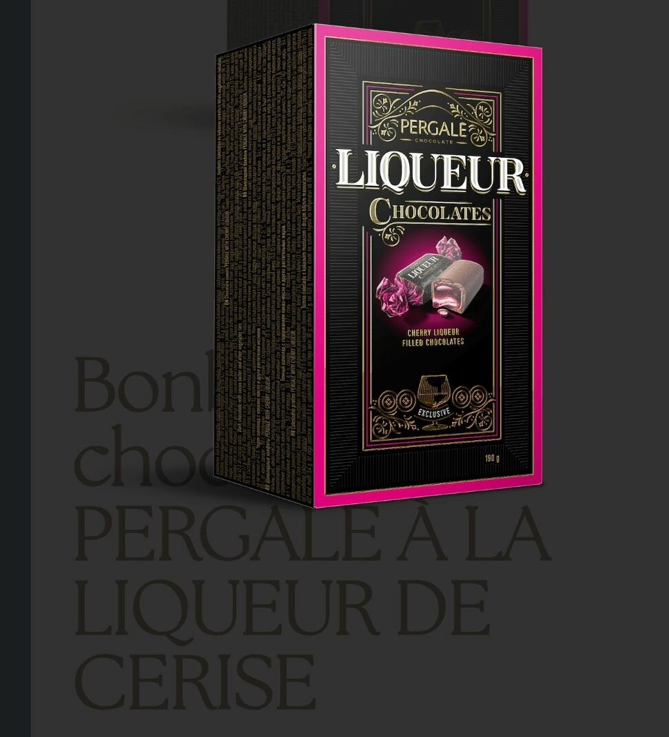 Chocolats Alkoholfüllung Pergale