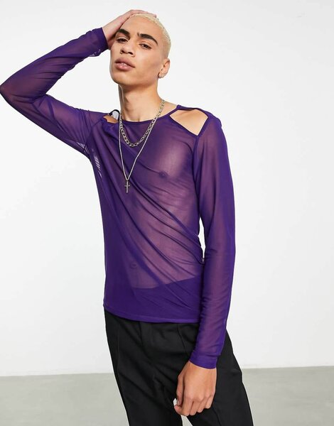 Haut filet manche longue ASOS