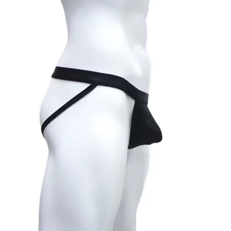 String homme sexy noir élastique
