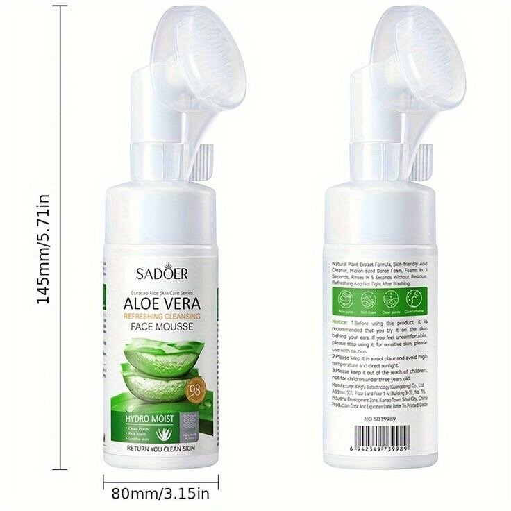 Mousse Nettoyante Aloe Vera