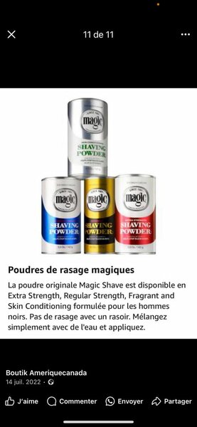 Poudre de Rasage Magique