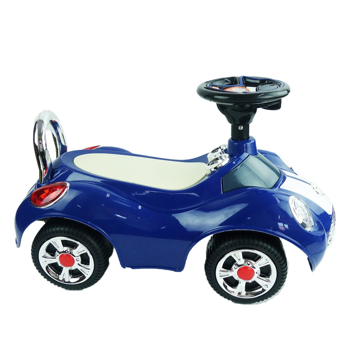 Voiture à pousser enfant bleue