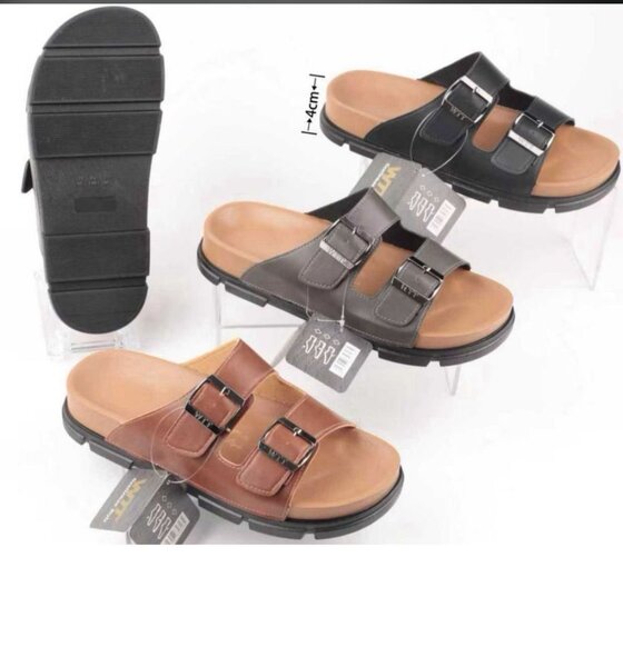 Sandales à boucles homme
