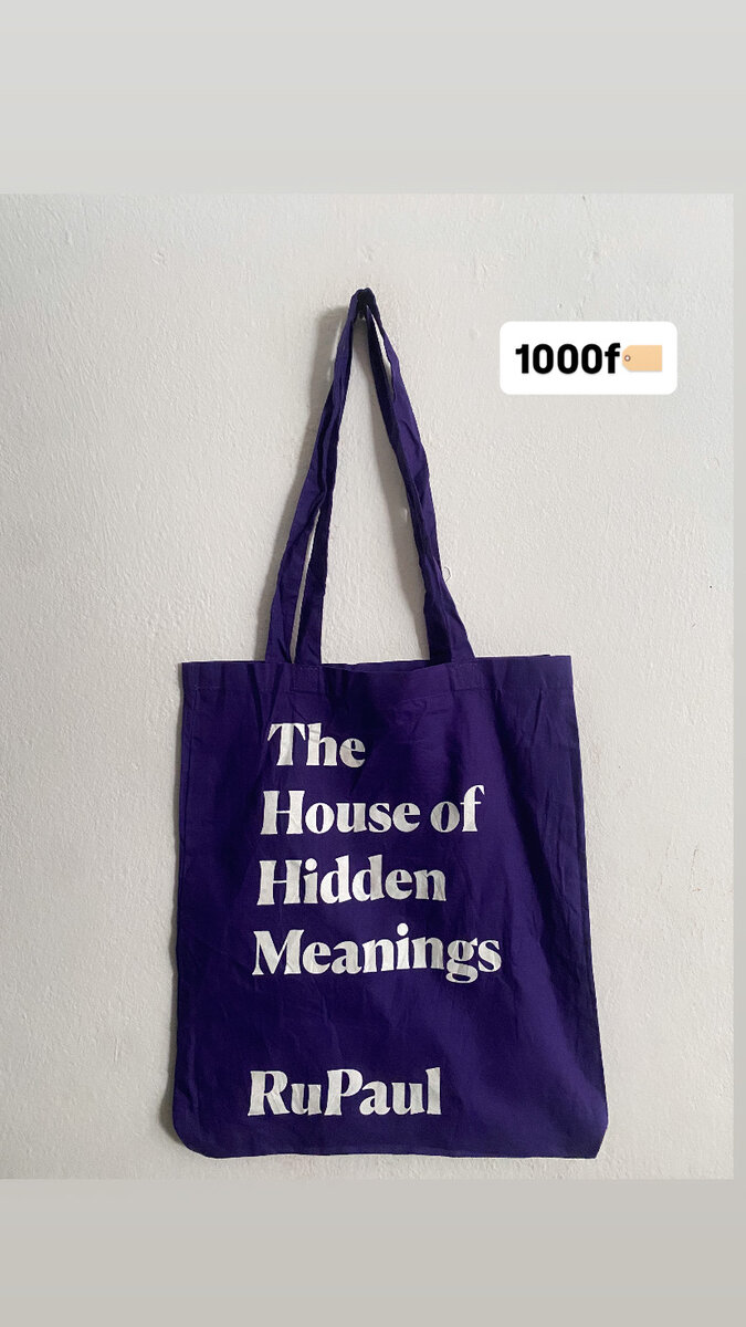 Sac fourre-tout violet RuPaul