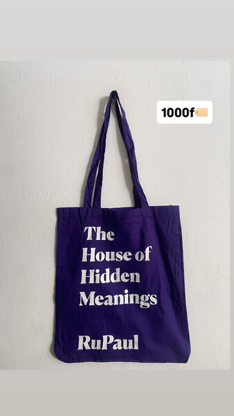 Sac fourre-tout violet RuPaul