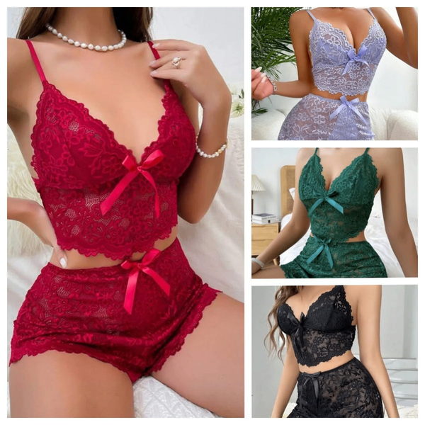 Ensemble lingerie dentelle femme