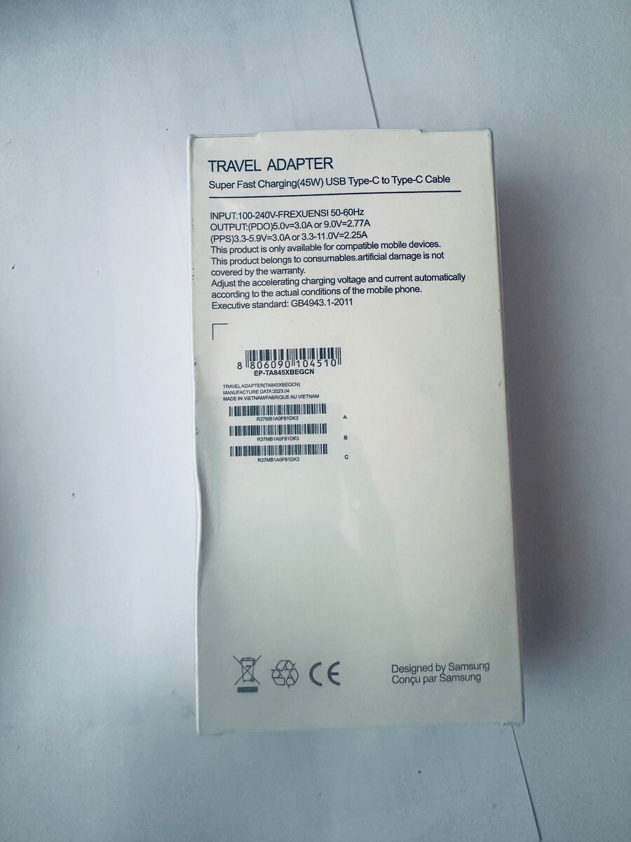 Charge USB-C SAMSUNG