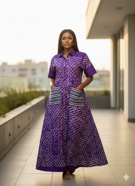 Robe Longue Bohème Violet