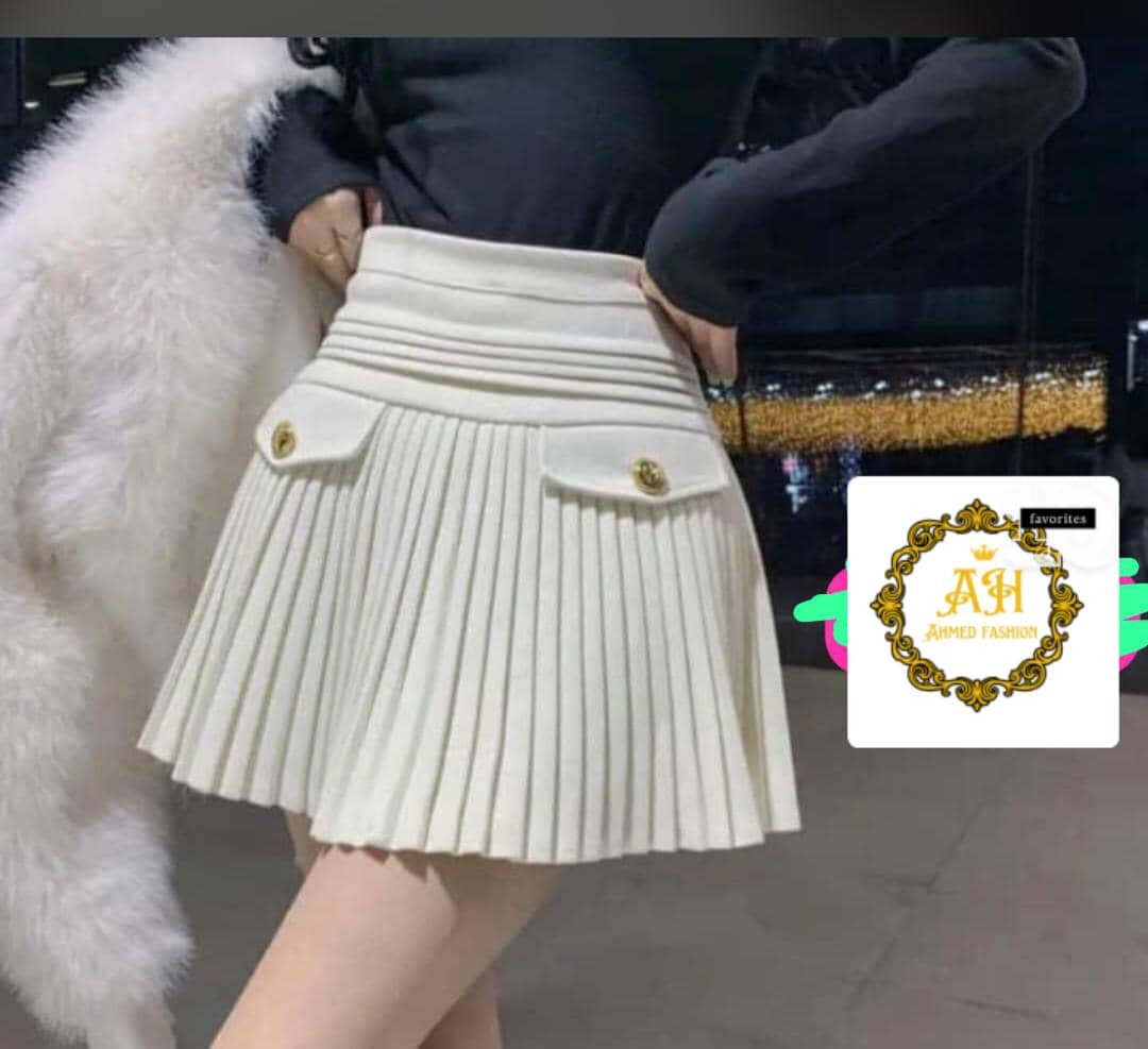 Jupe plissée élégante