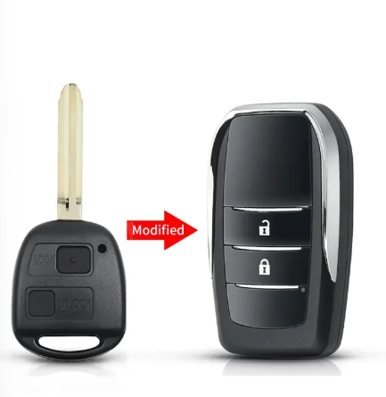 Flip key For Toyota Corolla Camry Modified Flip Folding Remote Key Shell JackKnife