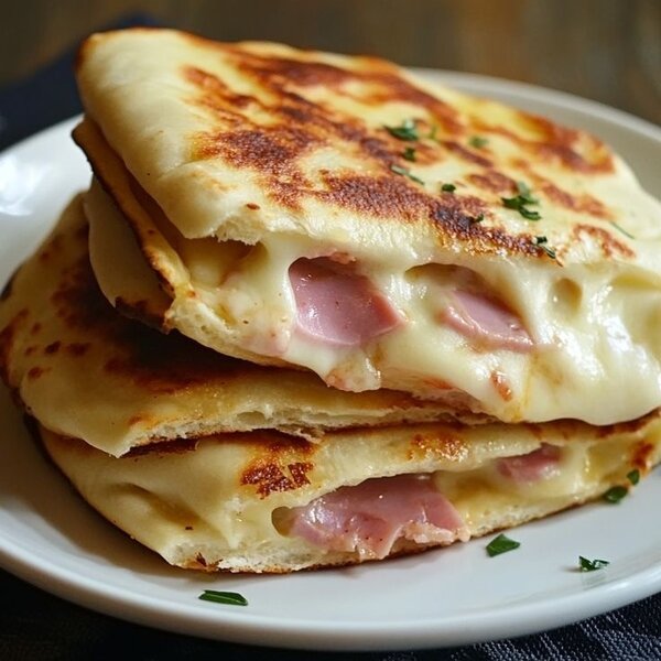 Crêpes au Jambon Fromage