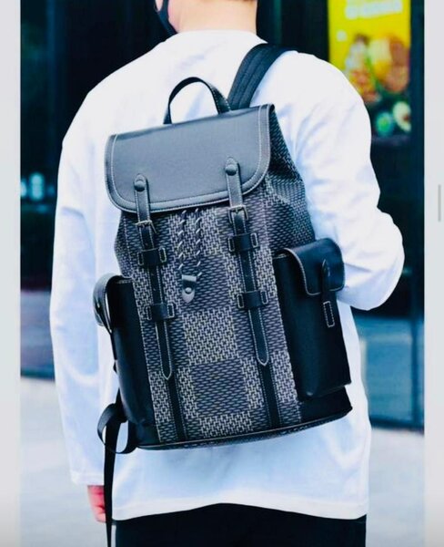 Sac à dos en cuir homme