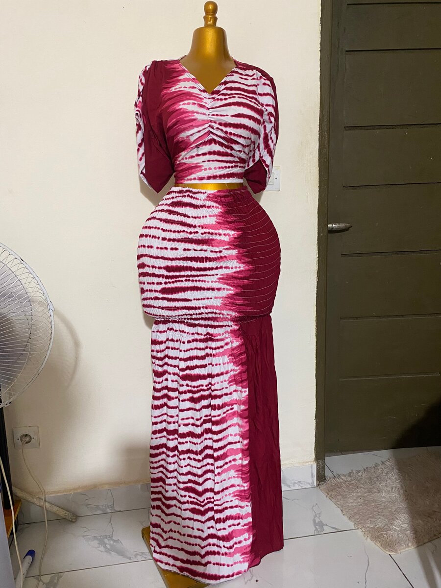 Robe bohème wax élégante