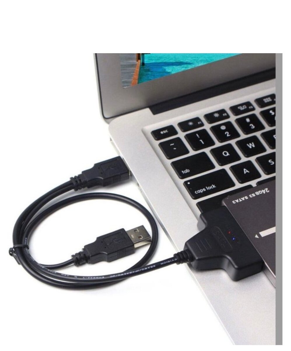 Adaptateur USB 2.0/3.0 vers disque dur SATA HDD / SSD.