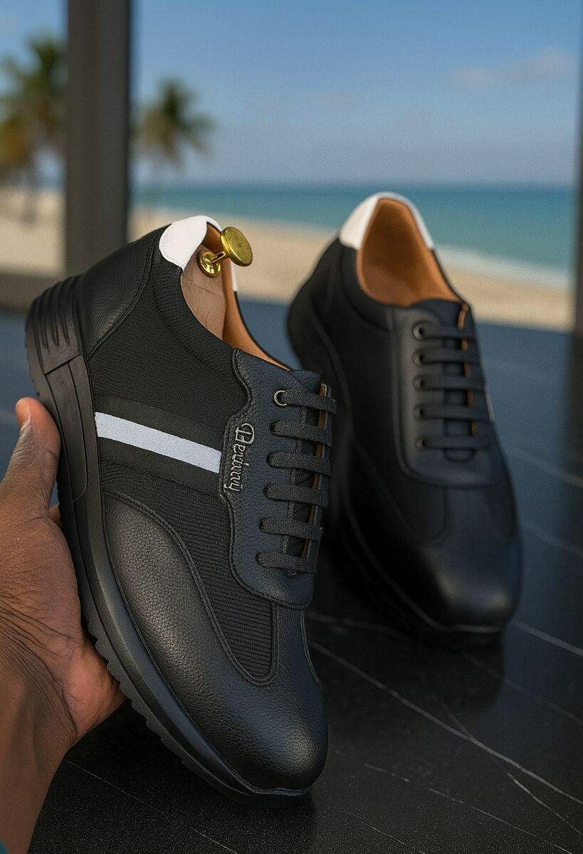 Sneakers en cuir élégantes