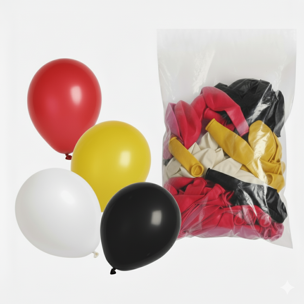 Ballons multicolores fête