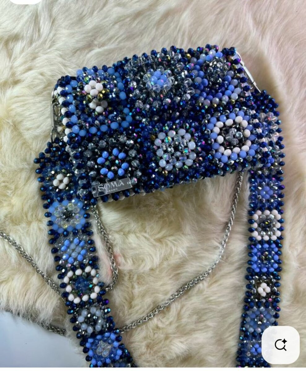 Sac en perles fait main