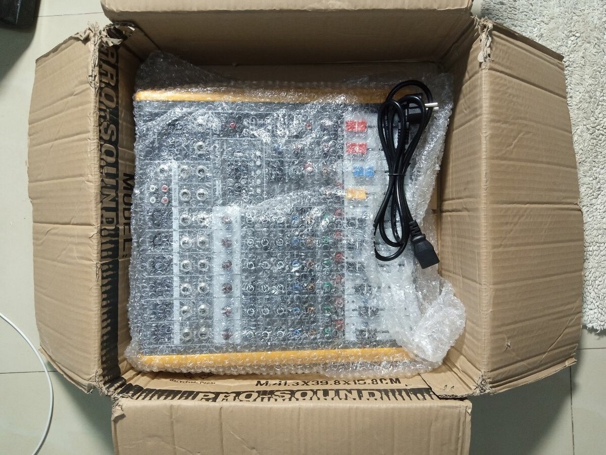 Professional Sound Audio Mixer Channel 6