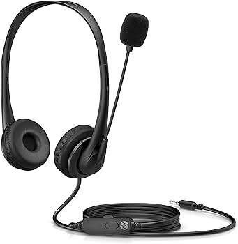 Casque HP Stéréo 3.5 Mm Call Center  Noir