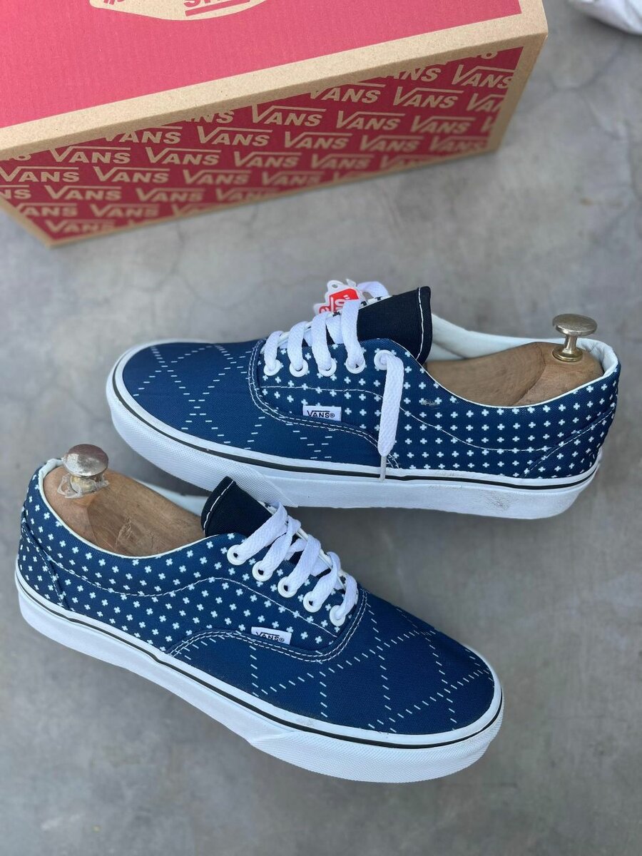 Sneakers Vans bleus à motifs