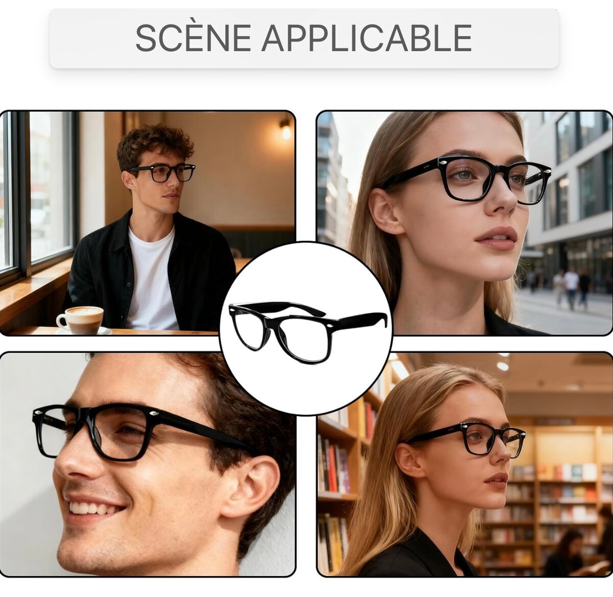 Lunettes Classiques Noires