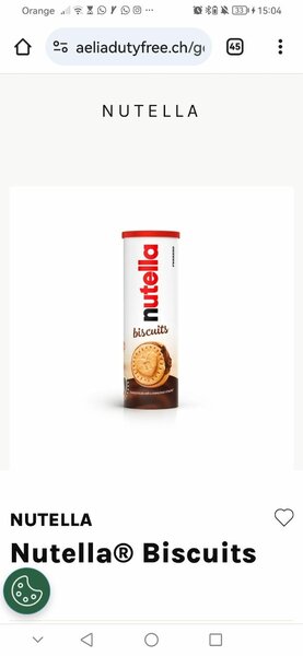 Biscuit NUTELLA