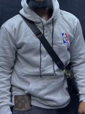 Grey hoodie