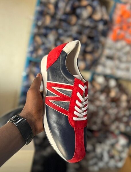 Sneakers en cuir élégant