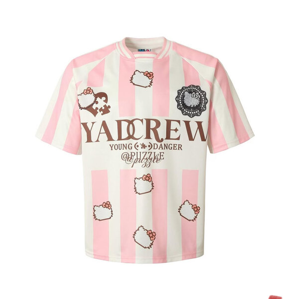 T-shirt à rayures graphiques