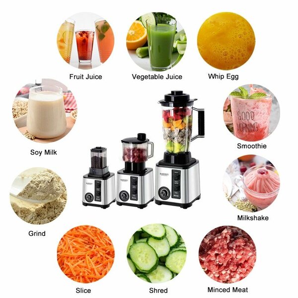 Blender Multifonctions 8 en 1 4L