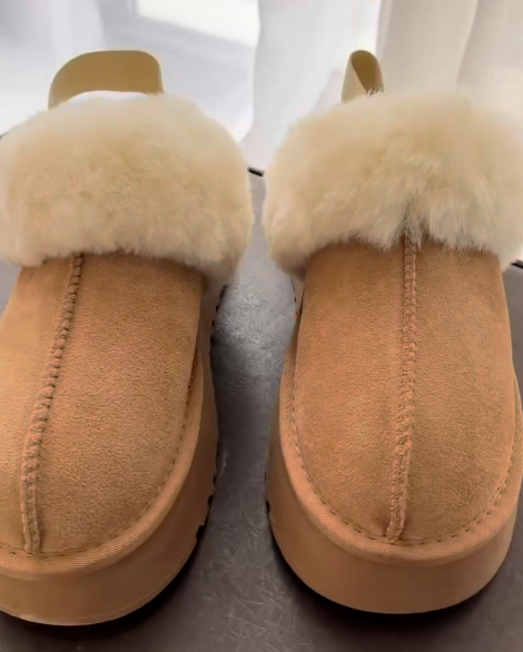 Ботинки Henan Sangpo Snowfield с толстой подошвой, стильная обувь созданная для холодных сезонов. Они обеспечивают комфорт и тепло благодаря утеплителю, таким как натуральный мех. 😻❤️