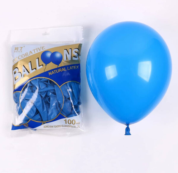 Ballons en latex multicolores